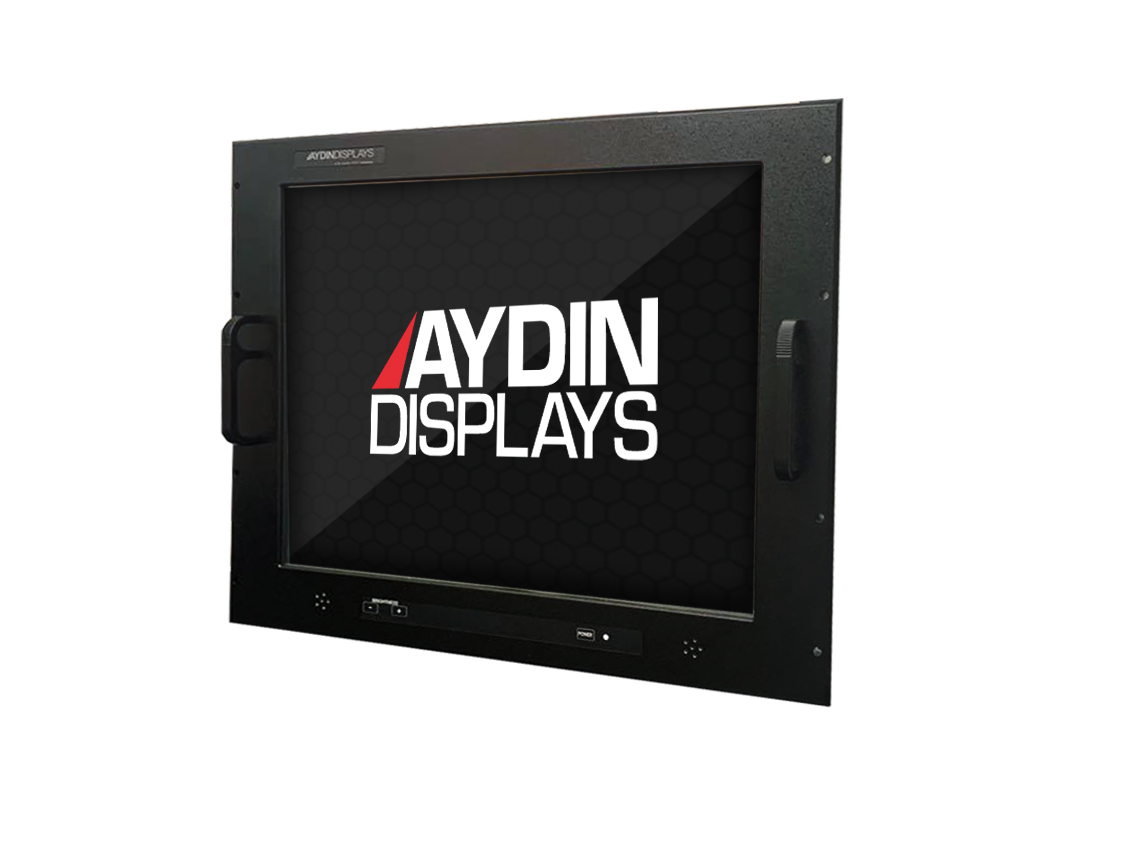 19" Rugged Military COTS LCD Display Model 8819SD Aydin Displays